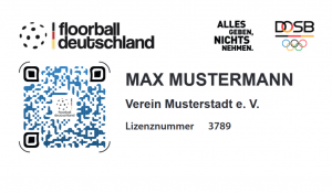 Schiedsrichterausweis Floorball für den Regelzyklus ab 2022